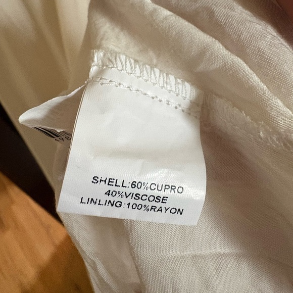 DISSH Marco Dress // White Bias Cupro Dress // Size US 4// - Picture 7 of 8